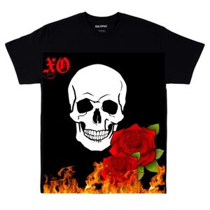 Skull & Rose Graphic Tee